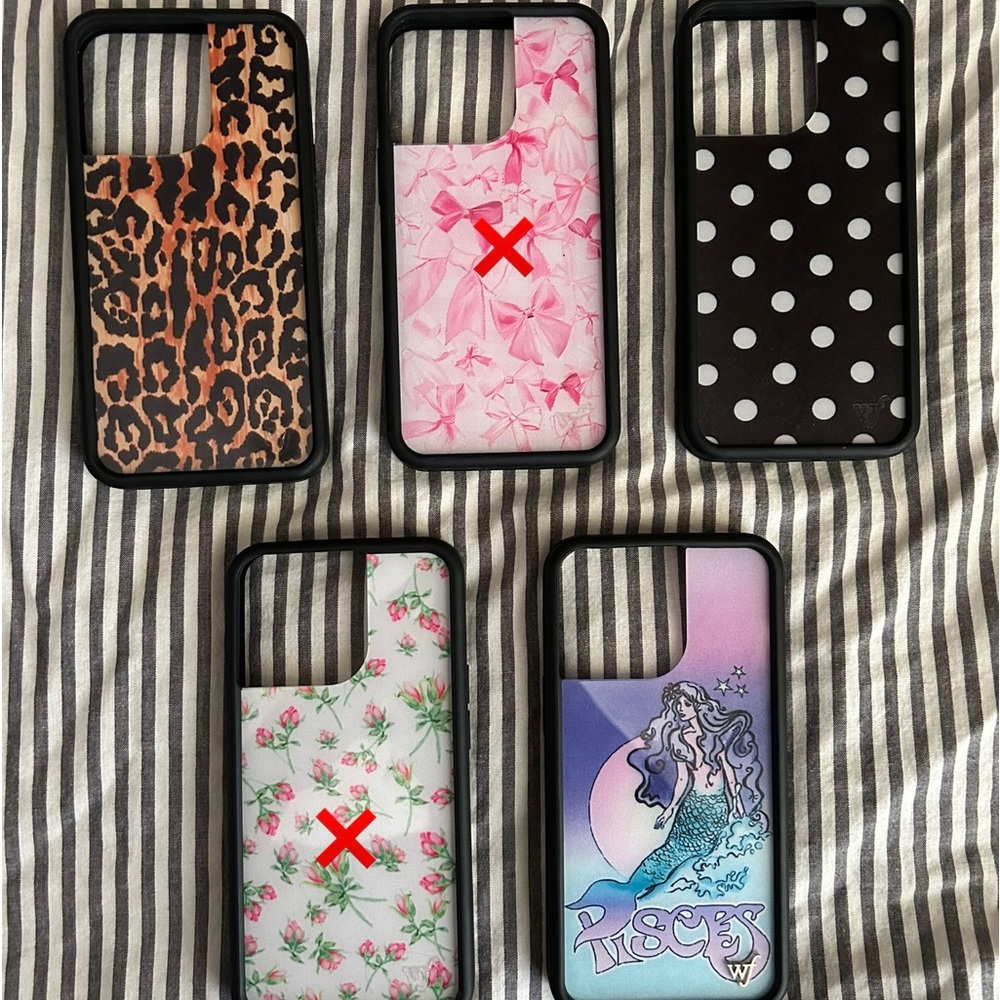 Pink Posie Case and Bow Beau case